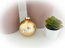 Kerstballen met naam of kleine tekst